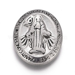 Anlaufgeschützte Cabochons aus Edelstahl 304 STAS-H117-30P