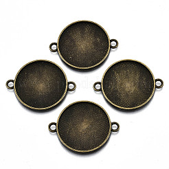 Einstellungen für Cabochon-Steckverbinder aus tibetischer Legierung TIBE-S322-009AB-NR