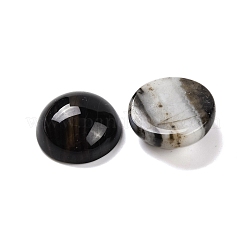 Natürliche gebänderte Achat-Cabochons (gefärbt und erhitzt) G-B085-02B-12