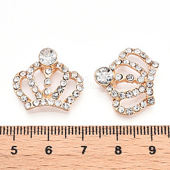 Cabochons aus Strass aus legiertem Kristall ALRI-WH0002-34LG