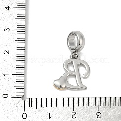 Латунные европейские подвески с подвесками&nbsp;KK-Z097-01B-GP