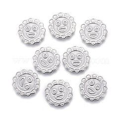Cabochons aus Edelstahl 304 STAS-P245-14P
