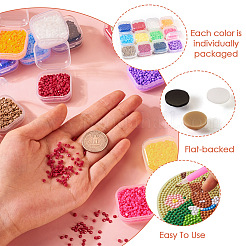 60 g 12 Farben Harz-Strass-Nagelkunst-Dekorationszubehör KY-TA0001-28