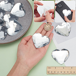 10 Stück Acryl-Strass-Cabochons mit flacher Rückseite OACR-FG0001-22B