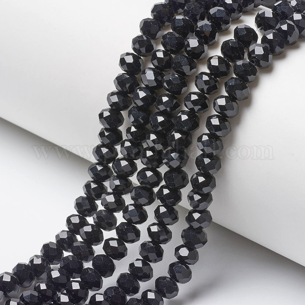 Wholesale Opaque Solid Color Glass Beads Strands Pandahall