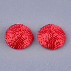 Polyesterfaden Stoff Cabochons WOVE-T008-02A-01