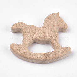 Ungefärbte Buchenholz-Cabochons WOOD-T015-41