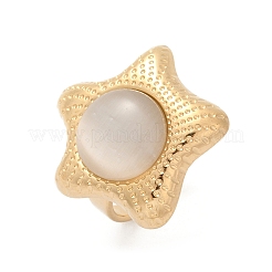 Verstellbare Fingerringe aus 304 Edelstahl RJEW-S629-07G