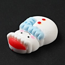 Undurchsichtige Cabochons aus weihnachtlichem Harz RESI-G039-08