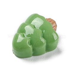 Cabochons aus undurchsichtigem Harz mit Waldmotiven CRES-M016-03A