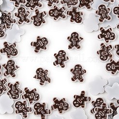 Leuchtende Harz-Cabochons mit Weihnachtsmotiv RESI-U003-02I