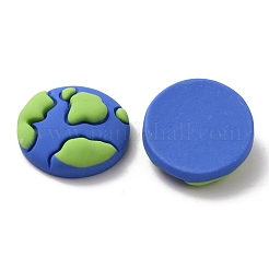 Cabochons aus undurchsichtigem Harz mit Weltraummotiven CRES-WH0001-54