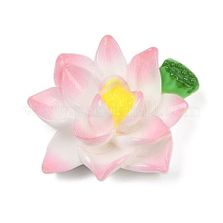 Undurchsichtige Blumen-Cabochons aus Harz RESI-R463-02B
