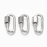 Латунные брелоки с карабином&nbsp;KK-T047-08P
