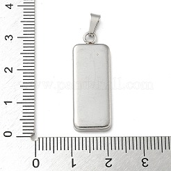 Cabochon-Fassungen für Anhänger aus Edelstahl 304 X-STAS-Z118-02P