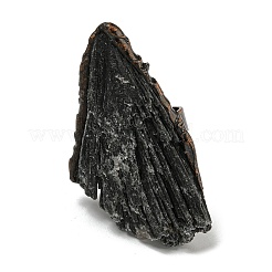 Natürliche schwarze Turmalin verstellbare Ringe RJEW-K269-07R