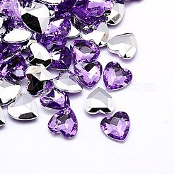 Nachahmung taiwan Acryl Strass Cabochons GACR-A018-12x12mm-25