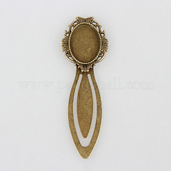 Eisen Lesezeichen Fassungen für Cabochon X-PALLOY-N0084-23AB-NF
