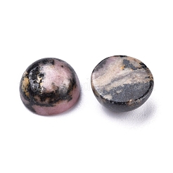 Natürliche Rhodonit-Cabochons X-G-P393-R68-8MM