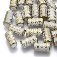 Гальванические стеклянные бусины&nbsp;EGLA-N003-01G