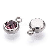 201 подвеска из нержавеющей стали со стразами&nbsp;STAS-S068-06