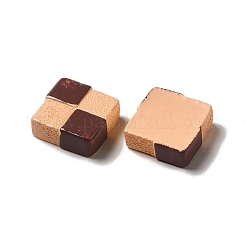 Undurchsichtige Harzkeks-Decoden-Cabochons RESI-A033-04E