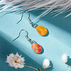 Natürlicher gebänderter Achat / gestreifte Achat-Cabochons G-FH0001-06