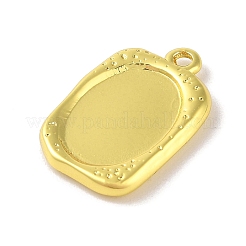 Cabochon-Fassungen für Anhänger aus Edelstahl 304 STAS-A097-17G