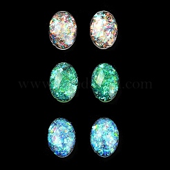 Opal-Cabochons aus Harzimitat RESI-H148-06