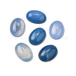 Natürliche blaue Achat-Cabochons G-A266-01A