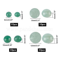Natürlichen grünen Aventurin Cabochons G-GA0001-06