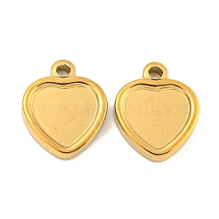 Ionenplattierung (IP) 304 Edelstahl Anhänger Cabochon-Einstellungen STAS-P365-11G