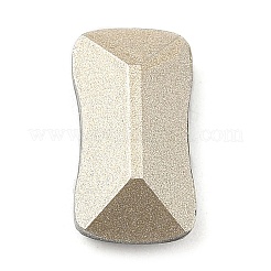 Spitze zurück & zurück plated Glas Strass Cabochons GLAA-B012-59B