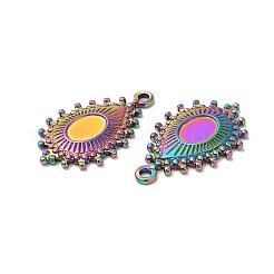 Cabochon-Fassungen für Anhänger aus Edelstahl 304 STAS-H214-18RC