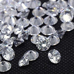 Diamantform Klasse AAA Zirkonia Cabochons ZIRC-J013-01-1mm