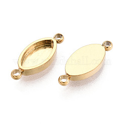 Cabochon-Fassungen für Verbindungsstücke aus Edelstahl 304 STAS-N115-33G