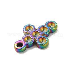 Ionenplattierung (IP) 304 Edelstahl Anhänger Strass-Einstellungen STAS-F282-09MC