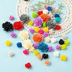 50 Stück opake Harz-Cabochons CRES-YW0001-22