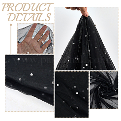 Полиэстер с пластиковым перламутром&nbsp;AJEW-WH20006-271