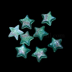 Leuchtende transparente Decoden-Cabochons aus Harz RESI-D013-13