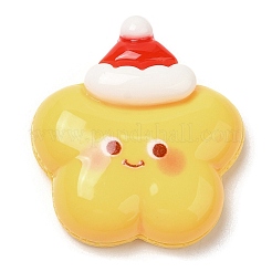 Undurchsichtige Harz-Cabochons des Weihnachtsthemas RESI-R441-05