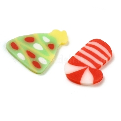 Weihnachten Thema handgemachte Fimo Cabochons CLAY-Q004-06A