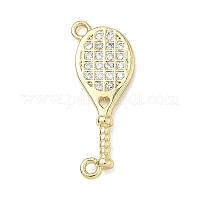 Латунные микропаве прозрачные подвески с фианитом&nbsp;KK-I476-08G