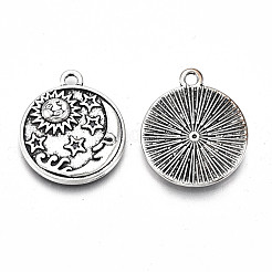 Tibetischen Stil Legierung Anhänger Emaille Fassungen TIBE-S323-006AS-RS
