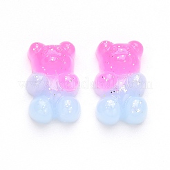 Farbverlauf opake Harz-Cabochons CRES-R196-02A