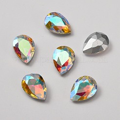 Glas Strass Cabochons RGLA-WH0005-09A