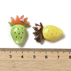 Undurchsichtige Decoden-Cabochons aus Harz RESI-Z022-04