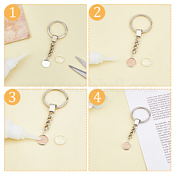 Rohling-Domen-Charm-Keychian-Bastelsets zum Selbermachen KEYC-AB00063