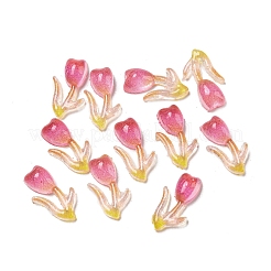Leuchtende Cabochons aus transparentem Harz RESI-D013-05A