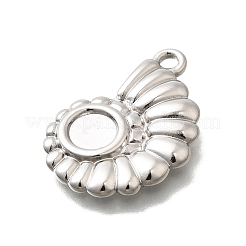 Cabochon-Fassungen für Anhänger aus Edelstahl 304 STAS-E545-04A-P